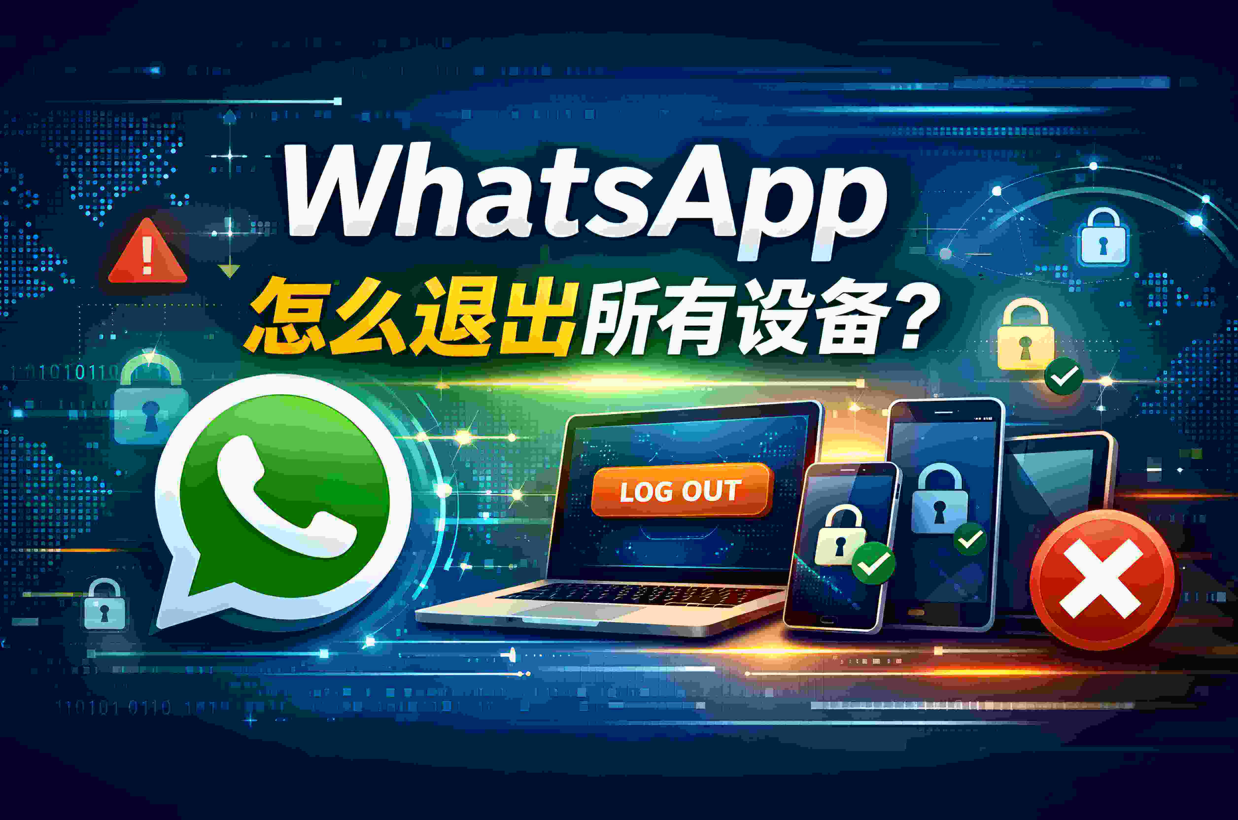 WhatsApp退出所有裝置有何技巧？