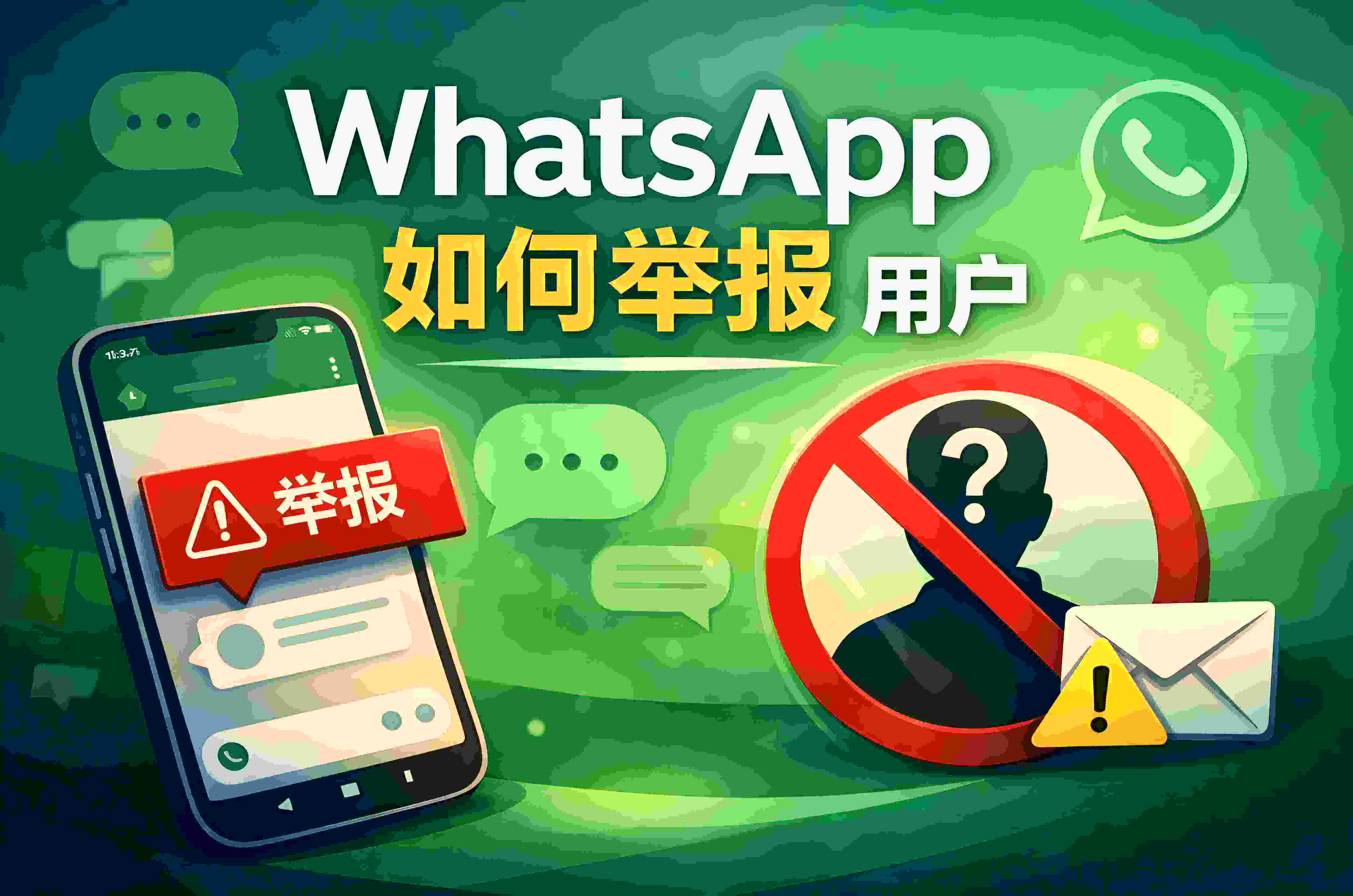 在WhatsApp上举报其他用户，对方会收到通知吗？