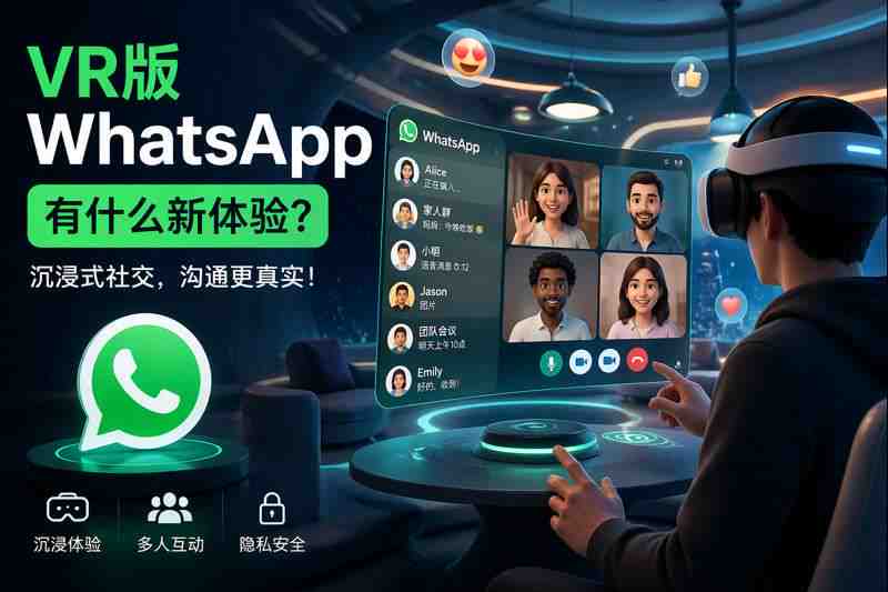 VR版WhatsApp怎样带我们踏入社交的新境界？
